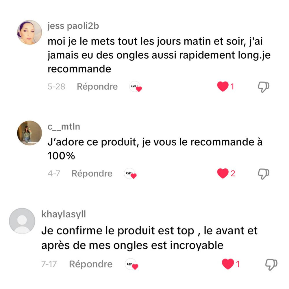 Sérum de Croissance des Ongles (1 Acheté = 1 OFFERT)