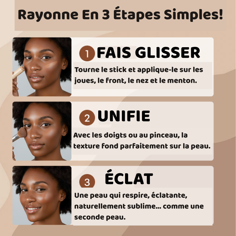 Stick fond de teint magique (1 pinceau offert)