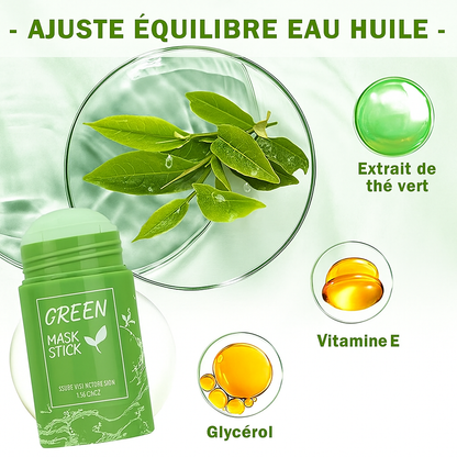 Masque au thé vert (1 paire de lunette photogray offerte)