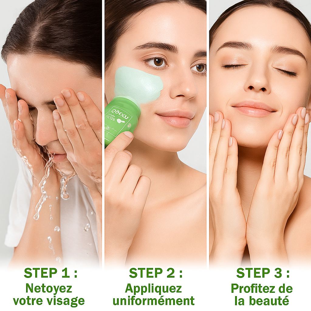 Masque au thé vert (1 paire de lunette photogray offerte)