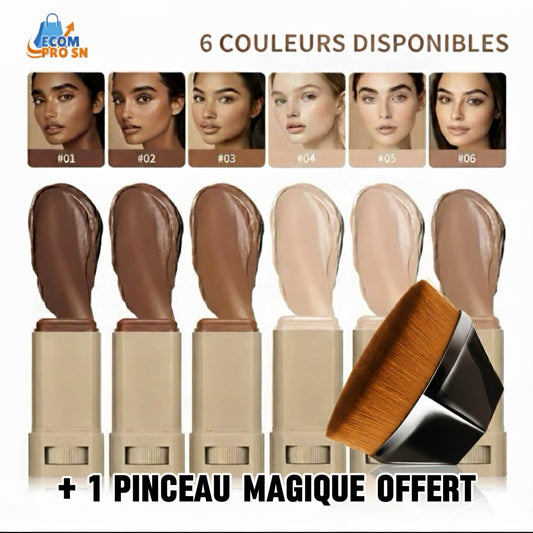 Stick fond de teint magique (1 pinceau offert)
