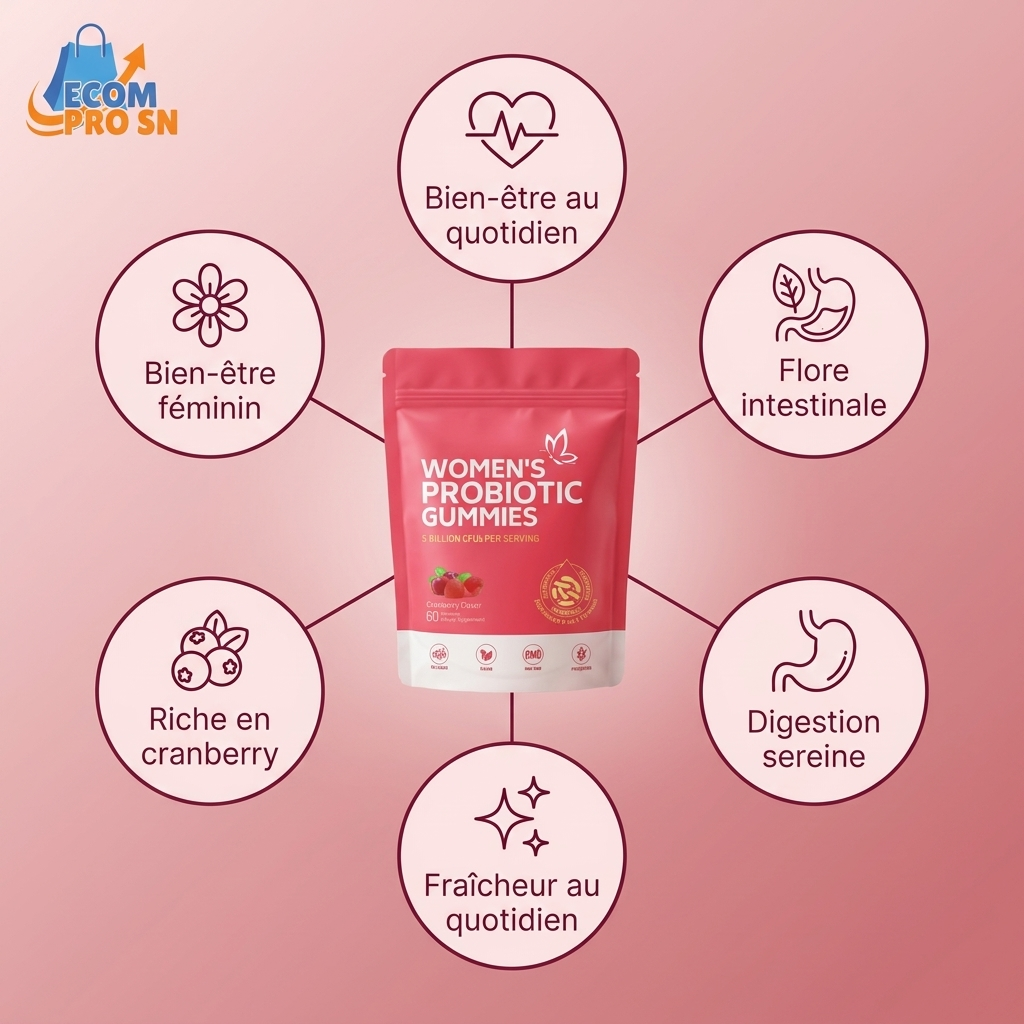 Gummies Probiotiques Femme