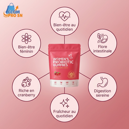 Gummies Probiotiques Femme